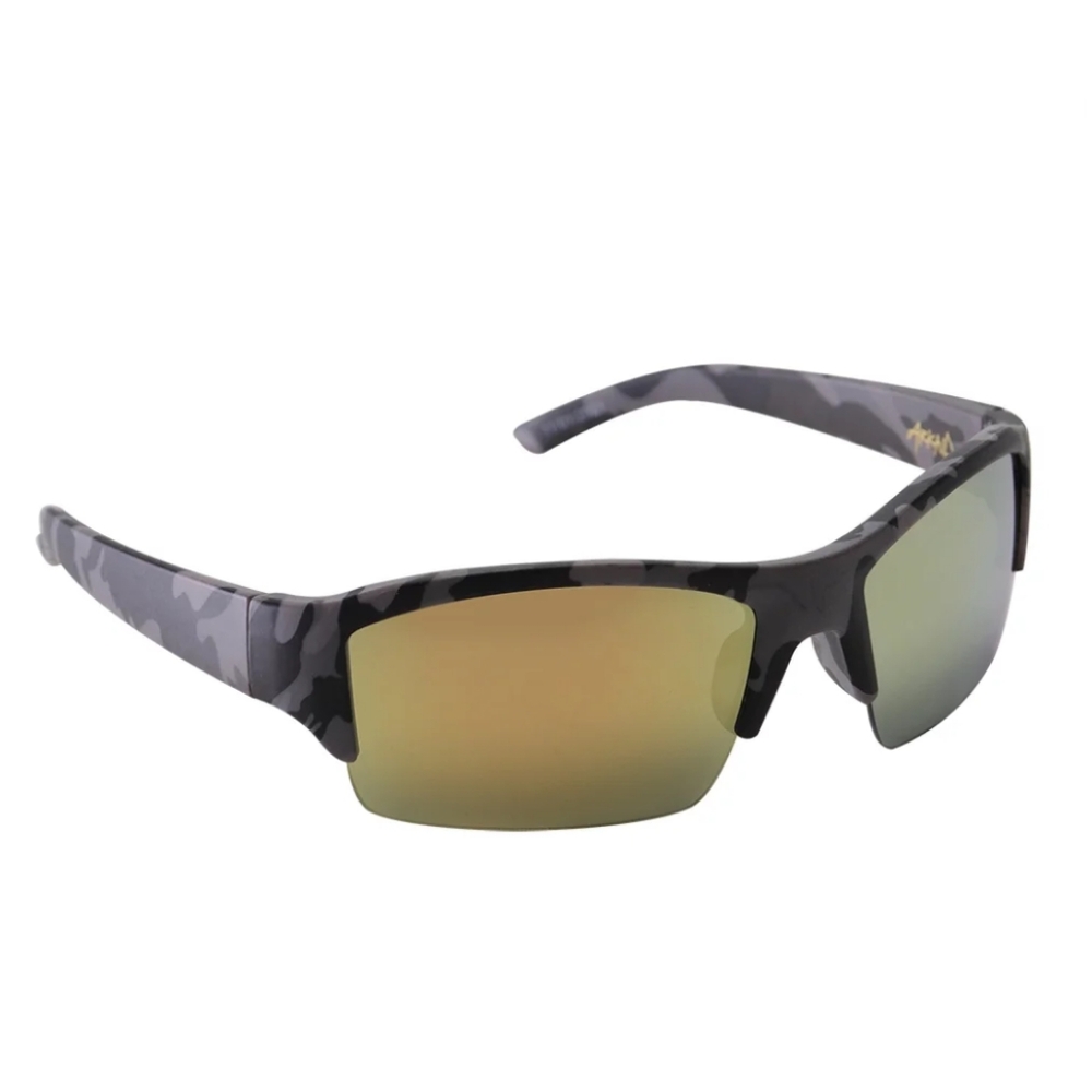 Boys Sports Wrap Kids Sunglasses Black Camo